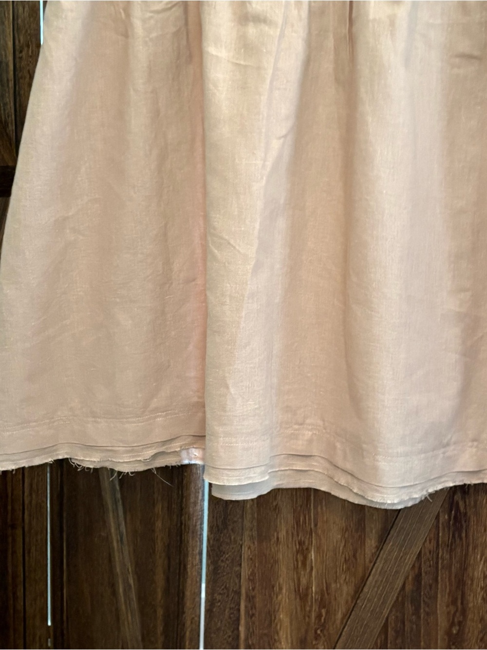 Grade & Gather Short Sleeve Mini Dress in Taupe; Large - Picture 13 of 14